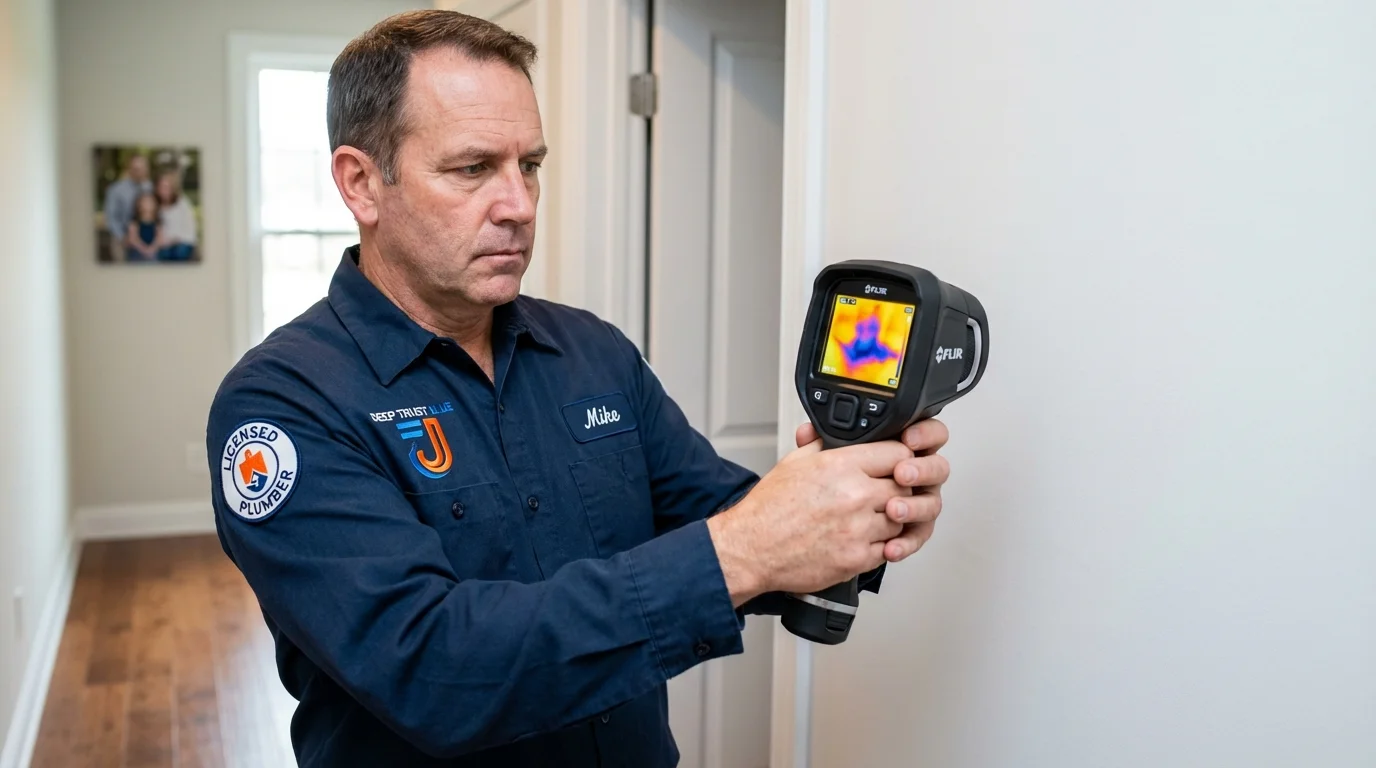 Thermal imaging leak detection by Johns Plumbing LLC in Anchorage